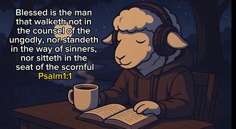 Psalm 1:1 — “The Blessed Walk” (Night Version) | LofiPsalm | Gentle Scripture Meditation