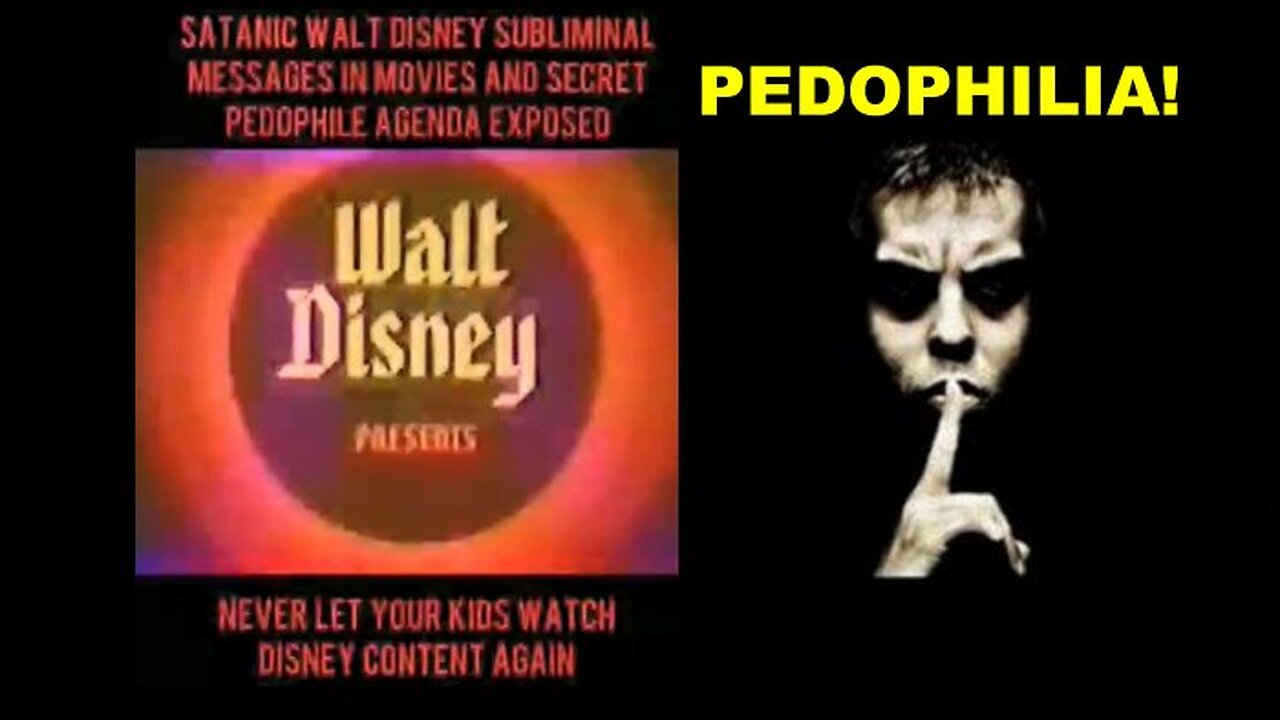 The Sick Satanic Pedophile Walt Disney Exposed Again!