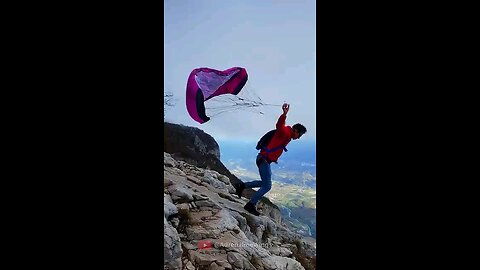Flying over mountain 🌄