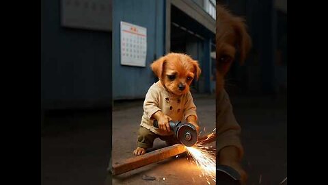 The poor puppy didn't have rent