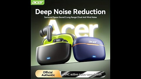 Acer OHR618 TWS Wireless Earbuds with Active