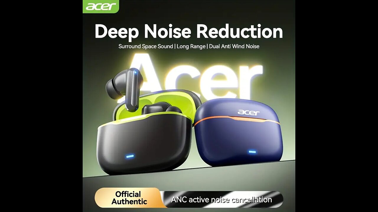 Acer OHR618 TWS Wireless Earbuds with Active