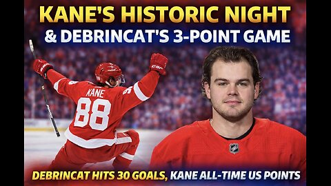 History & Chaos: Kane’s Milestone, DeBrincat’s 3-Point Night | 7 Minute Wings