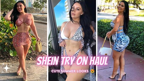 HUGE SHEIN VACATION TRY ON HAUL🌴 | VERSACE MANSION VLOG