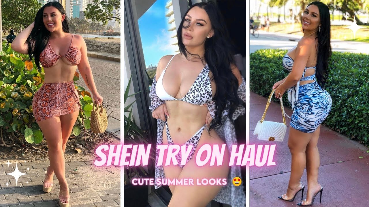 HUGE SHEIN VACATION TRY ON HAUL🌴 | VERSACE MANSION VLOG