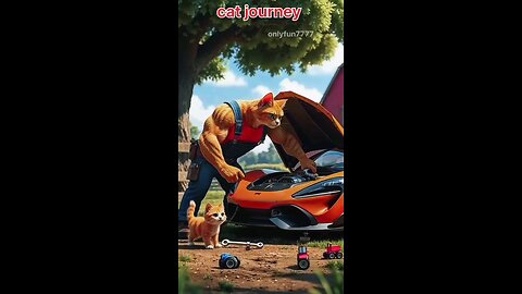 cat journey #enimation #viralshorts #trendingshorts #aivideo #cartoons
