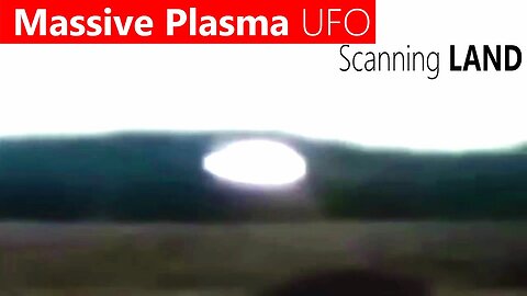 A brilliant oval shaped UFO lands in the Canadian wilderness