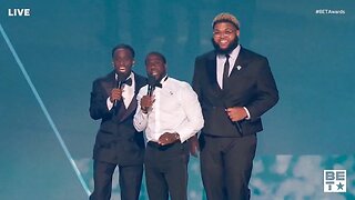 Presenting At The BET Awards With Kevin Hart & Druski!