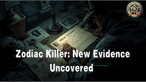 Zodiac Killer: New Evidence Uncovered 🕵️‍♂️🔎 | Shocking New Revelations