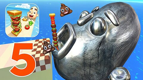 Sandwich Runner - Gameplay Walkthrough Part 5 - Level 41-60 (iOS, Android)