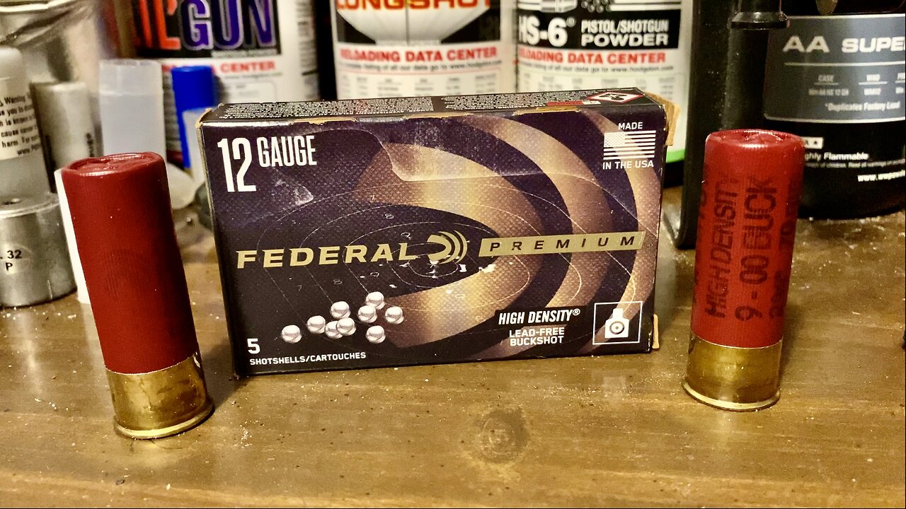 Federal 12 Gauge 9 Pellet 00 Buck High Density Lead Free - Breakdown