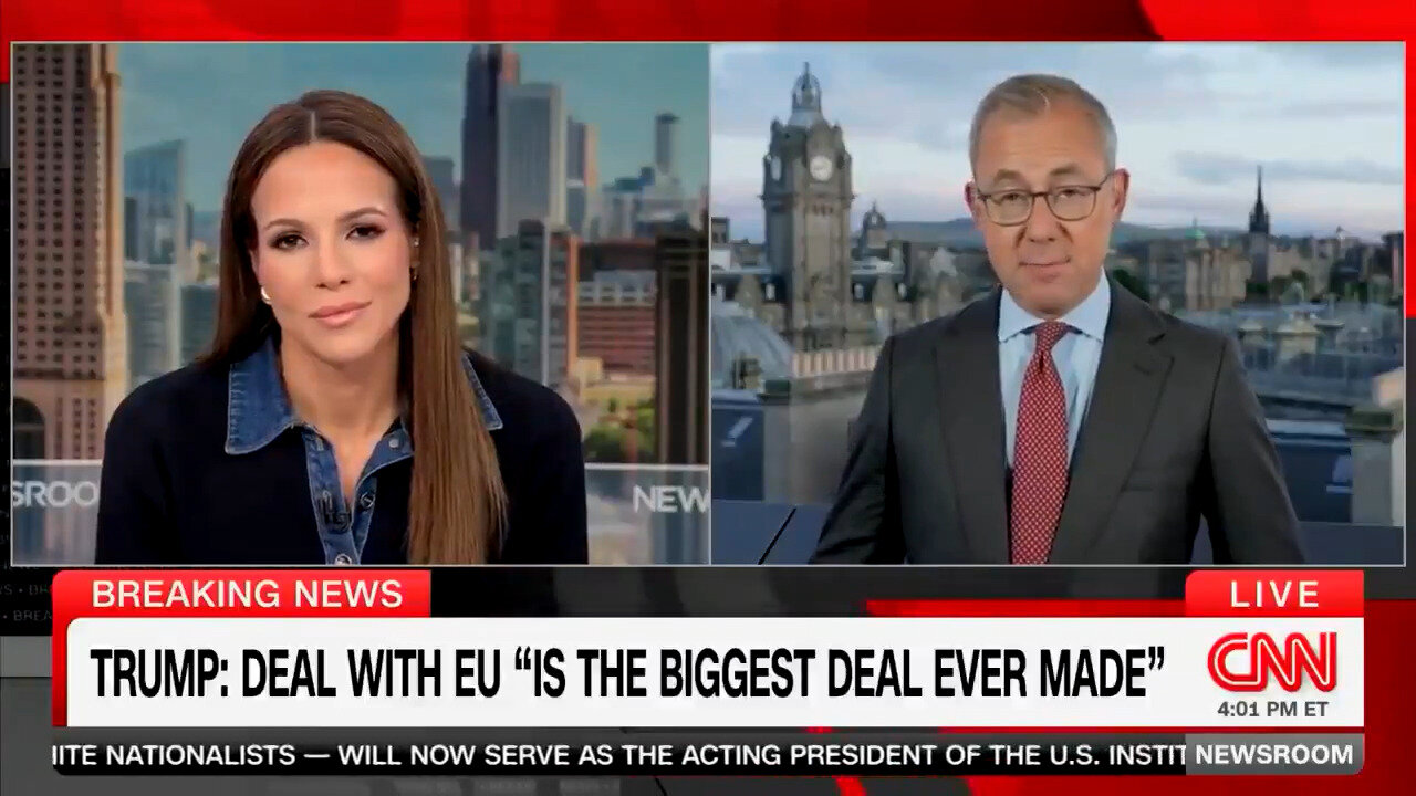 CNN Forced To Admit It: Trump's Tariffs Worked. The Experts Were Wrong. The EU Deal Is Amazing