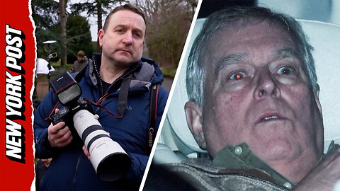 How the viral photograph of former Prince Andrew leaving police custody was captured