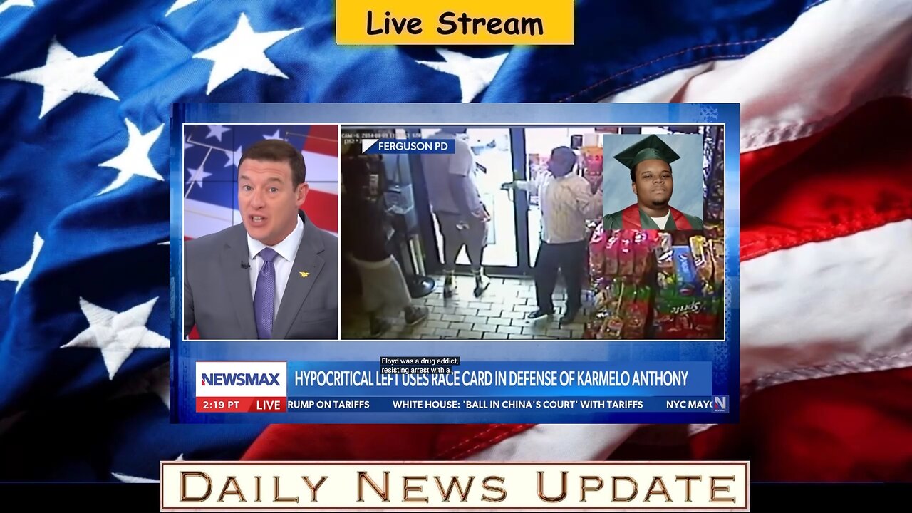 x323b: NewsMax - Carl Higbie: Tired of Dems, media portraying criminals as victims | Carl Higbie FRONTLINE