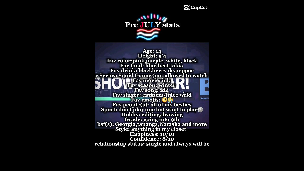 pre July stats