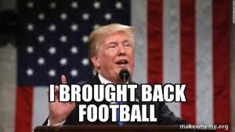 President Trump proudly proclaims that the 2027 NFL Draft 🏈🇺🇸
