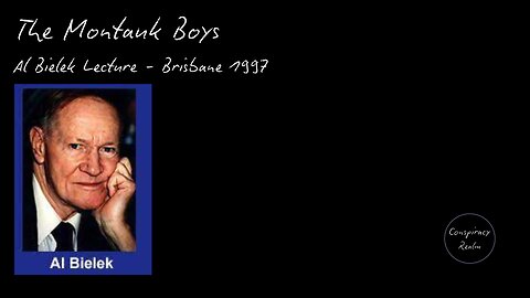 The Montauk Boys - Al Bielek Lecture - Brisbane 1997