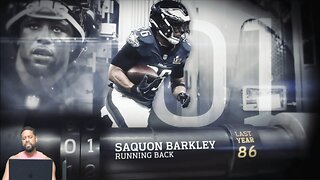 CHANNELADRIANTV Reacts | 1: Saquon Barkley (RB, Eagles) | Top 100 Players of 2025