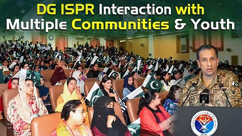 DG ISPR Let Gen Ahmed Sharif meets youth and religious leaders in Lahore | ISPR