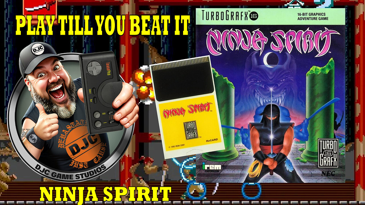 Play It Till You Beat It - NINJA SPIRIT - TurboGrafx 16