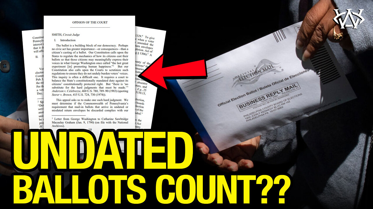 Appeals Court STRIKES DOWN BALLOT DATE Requirement in Key Swing State!!