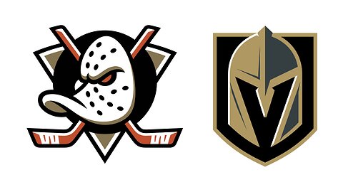 Ducks @ Golden Knights. NHL 25. EA Sports.