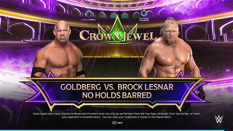 WWE 2K25 - Goldberg vs. Brock Lesnar