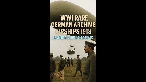 High Above the Front: WW1 German Zeppelin Archive Restored in 4K! 🚁✨