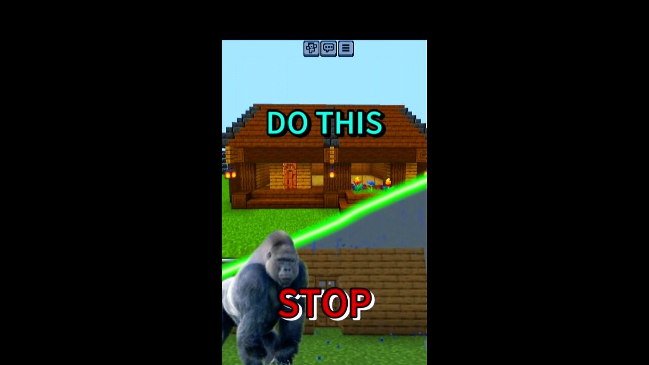 Easy Survival Build Idea for Minecraft! #MinecraftTips #Minecraft #Gaming #EasyBuilds