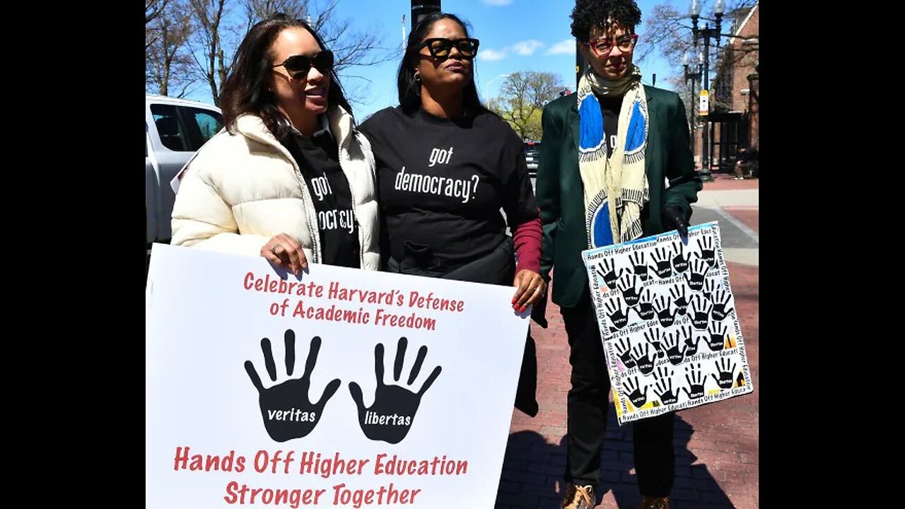 Trump Calls Harvard 'a Disgrace' Amid Protests