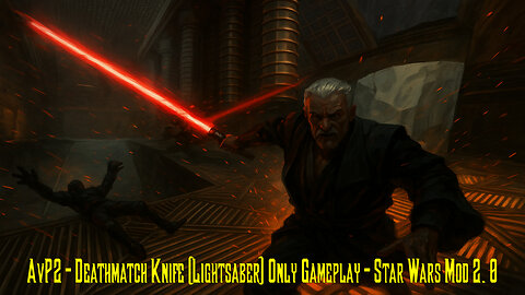 AvP2 - Deathmatch Knife (Lightsaber) Only Gameplay - Star Wars Mod v2.0