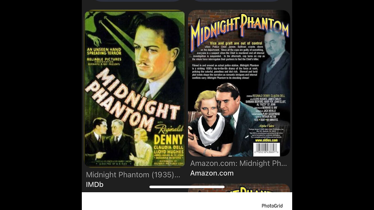 CS#188 Midnight Phantom -Reginald Denny, Claudia Dell, Lloyd Hughes