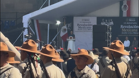 Mexican President Claudia Sheinbaum Speaks at Mexican Revolution Day Commemoration