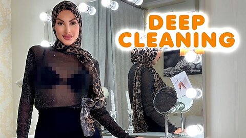 4K Cleaning Routine in Hijab | Try On Haul Cleaning Tutorial