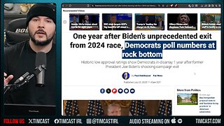 🚨BOOM: Democratic Party HAS DIED, Party Approval At HISTORIC LOW, Voters QUITTING, ITS OVER