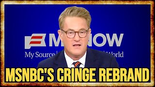 Scarborough DESPERATELY Fakes Enthusiasm For CRINGE MSNBC Rebrand