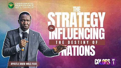 COLOURS YOUTH CONFERENCE DAY1 LIVE || APOSTLE DAVID WALE FESO