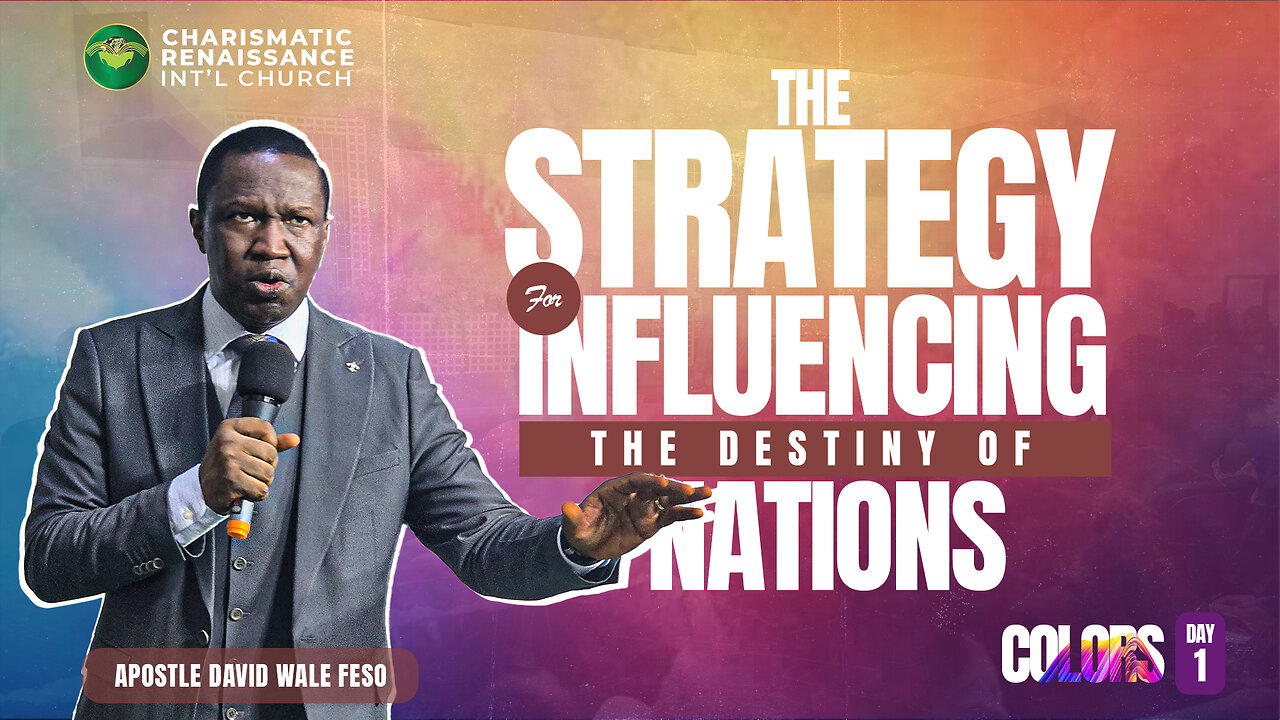 COLOURS YOUTH CONFERENCE DAY1 LIVE || APOSTLE DAVID WALE FESO