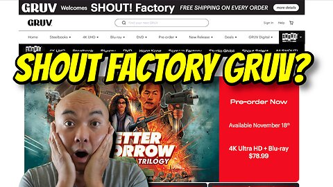 Shout Factory moves to GRUV?!!
