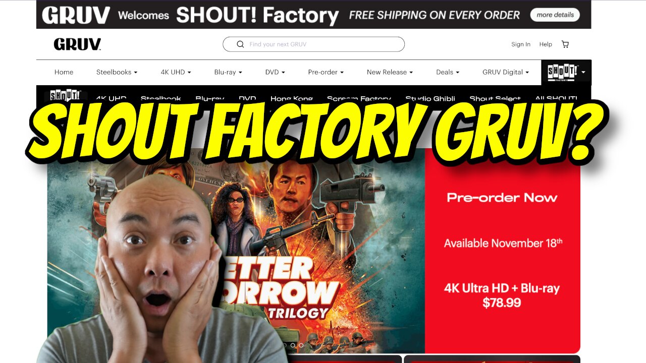 Shout Factory moves to GRUV?!!