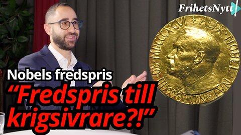 Nobels “Fredspris” gick till en krigsförespråkare – är allt riggat?