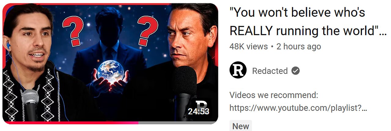 RE: YOU WON'T BELIEVE WHO REALLY RUNS THE WORLD