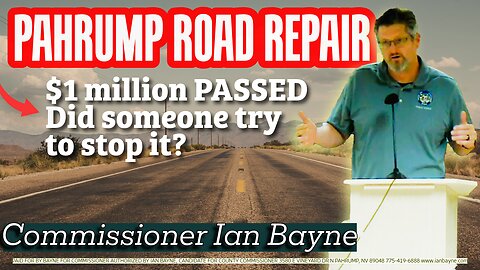 Commissioners Pass Road Repair (finally)