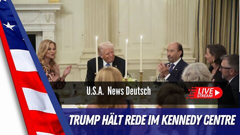 Live Präsident Trump hält eine Rede beim Kennedy Center Board Dinner.