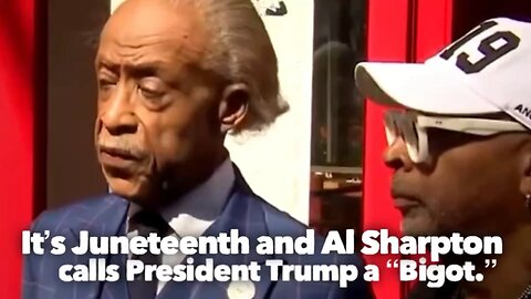 BREAKING NEWS🚨 Al Sharpton is at it again on Juneteenth.