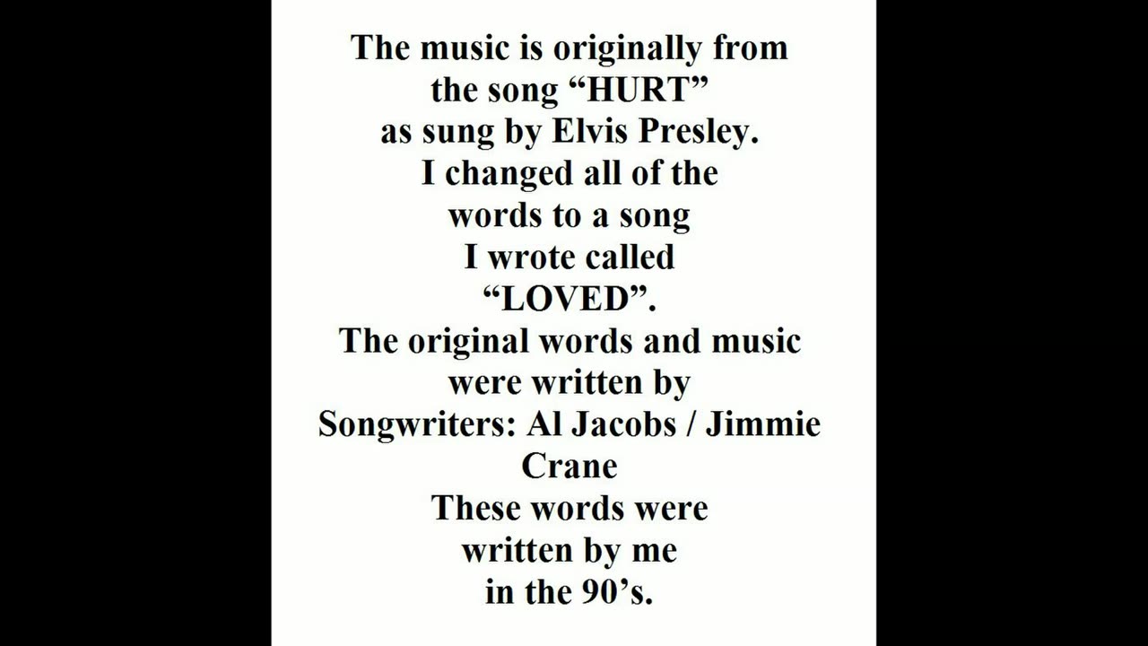Before 2005 Loved [words written by Sherylin, live] edited