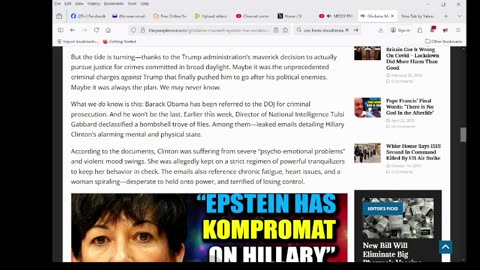 Ghislaine Maxwell: Epstein Has Evidence Hillary Clinton Killed ‘Hundreds’ of Political Adversaries