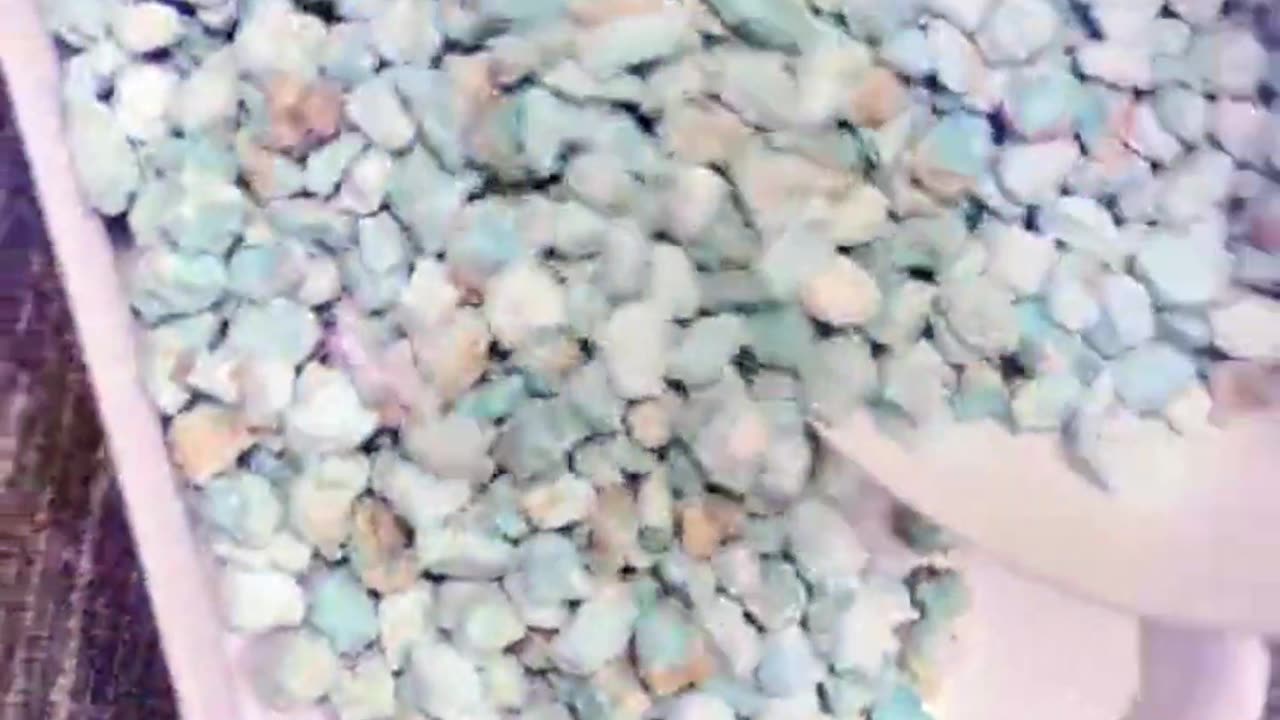 250314-1 Sleeping Beauty turquoise rough material