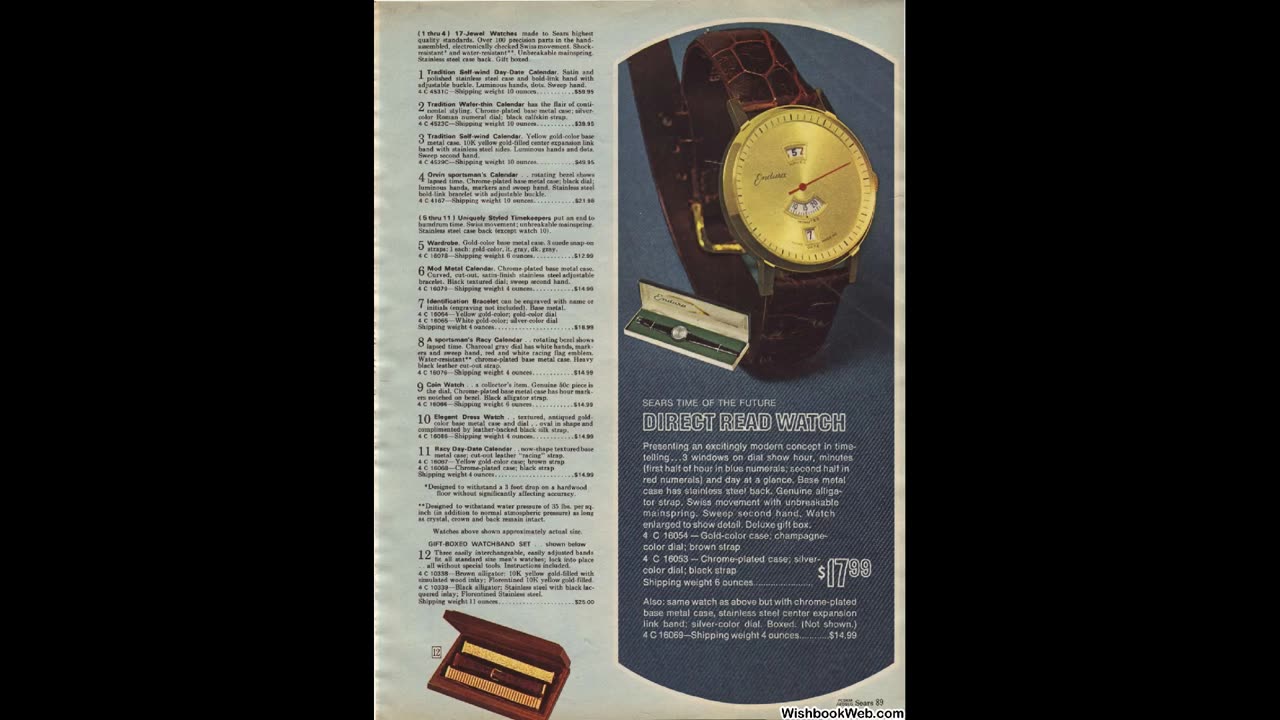 1969 Sears Christmas Wish Book No Sound, Historical Reference