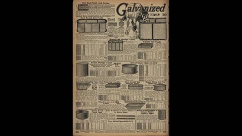 1916 Montgomery Wards Catalog 1160 pages ASMR #RELAX #CHILL